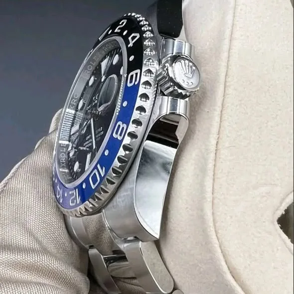 Rolex GMT-Master II "Batman" 40mm Black Dial Black & Blue Cerachrom Bezel Oyster Bracelet 126710BLNR | 2025 Mint Full Set - Image 2