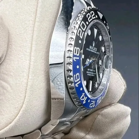 Rolex GMT-Master II "Batman" 40mm Black Dial Black & Blue Cerachrom Bezel Oyster Bracelet 126710BLNR | 2025 Mint Full Set - Image 3