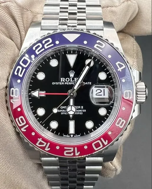 Rolex GMT-Master II "Pepsi" 40mm Black Dial Red & Blue Cerachrom Bezel Jubilee Bracelet 126710BLRO | 2025 Full Set — Now a Discontinued Icon