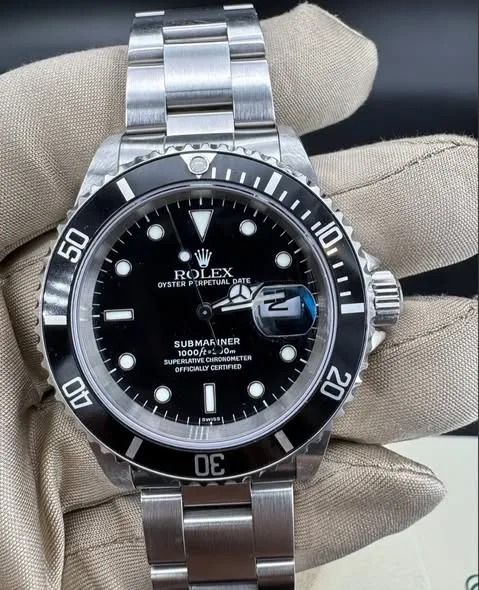 Rolex Submariner Date 40mm Black Dial Black Aluminum Bezel Oyster Bracelet 16610 | Acquired via Rolex Certified Pre-Owned February 2025 — Rolex-Backed Warranty