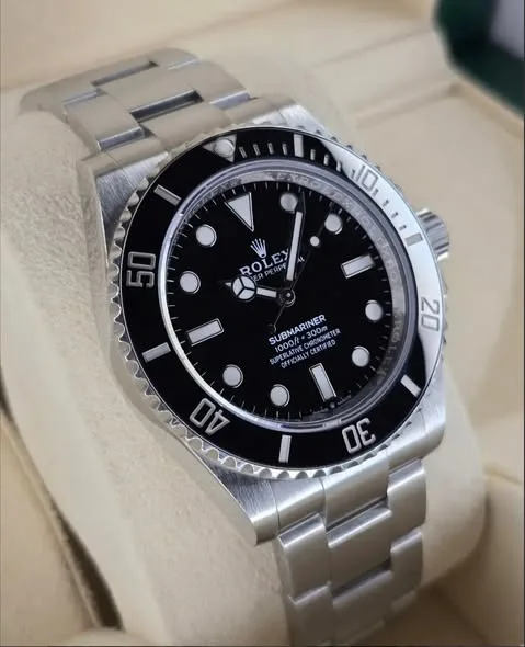 Rolex Submariner No-Date 41mm Black Dial Black Cerachrom Bezel Oyster Bracelet 124060 | 2025 Full Set — "The Purist's Submariner" - Image 2