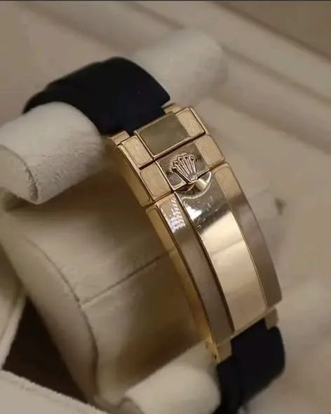 Rolex Yacht-Master 42mm Black Dial Matte Black Cerachrom Bidirectional Bezel Solid 18k Yellow Gold Oysterflex Strap 226658 | 2024 Mint Full Set - Image 5