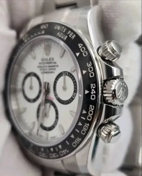 Rolex Cosmograph Daytona 40mm White "Panda" Dial Black Cerachrom Oyster Bracelet 126500LN | 2024 Full Set - Image 2