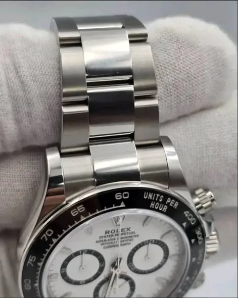 Rolex Cosmograph Daytona 40mm White "Panda" Dial Black Cerachrom Oyster Bracelet 126500LN | 2024 Full Set - Image 4