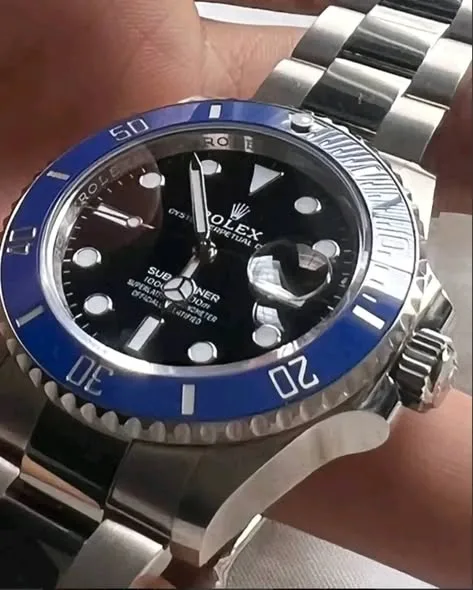 Rolex Submariner Date 41mm "Cookie Monster" Black Dial Blue Cerachrom Bezel Solid White Gold Oyster Bracelet 126619LB | 2023 Full Set - Image 2