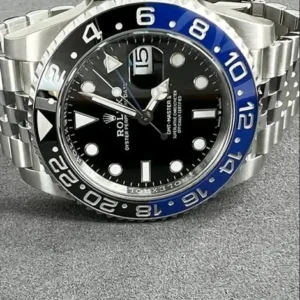 Rolex GMT-Master II "Batgirl" 40mm Black Dial Black & Blue Cerachrom Bezel Jubilee Bracelet 126710BLNR | 2024 Full Set
