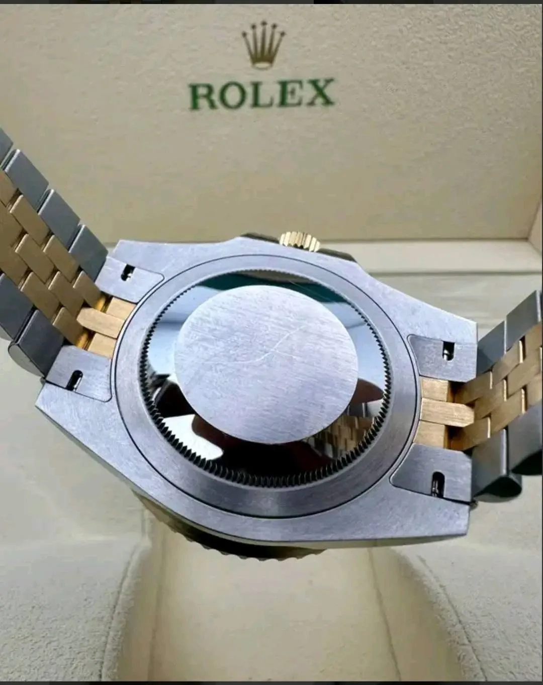 Rolex GMT-Master II "Bumblebee / Zombie" 40mm Black Dial Black & Grey Cerachrom Bezel Two-Tone Yellow Rolesor Jubilee Bracelet 126713GRNR | 2025 Full Set - Image 5