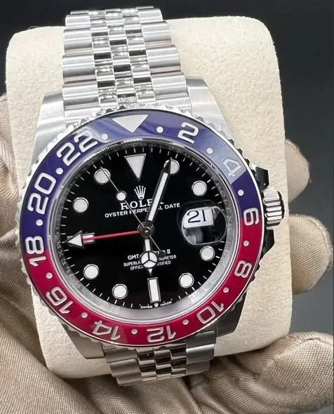 Rolex GMT-Master II "Pepsi" 40mm Black Dial Red & Blue Cerachrom Bezel Jubilee Bracelet 126710BLRO | 2025 Never Worn — The Last Pepsi You Can Buy